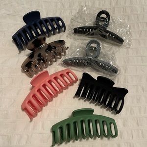 Assorted Claw Clips - Pack of 7!